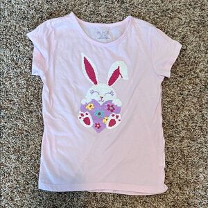 The Children's Place Light Pink Bunny Tee